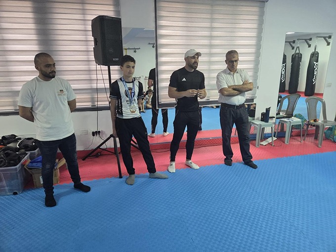 للقاء قطري لـ Inter Club Kickboxing في مركز حسني عرار للرياضة والفنون القتالية